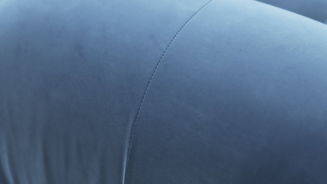 Bellini SectionalAegean Blue Velvet