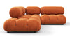 Bellini Sectional - Apricot Velvet - Image 5