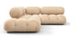 Bellini Sectional - Ecru Velvet - Image 4