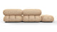 Bellini Sectional - Ecru Velvet - Image 5
