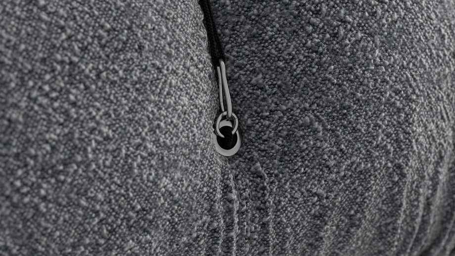 Bellini SectionalGray Boucle