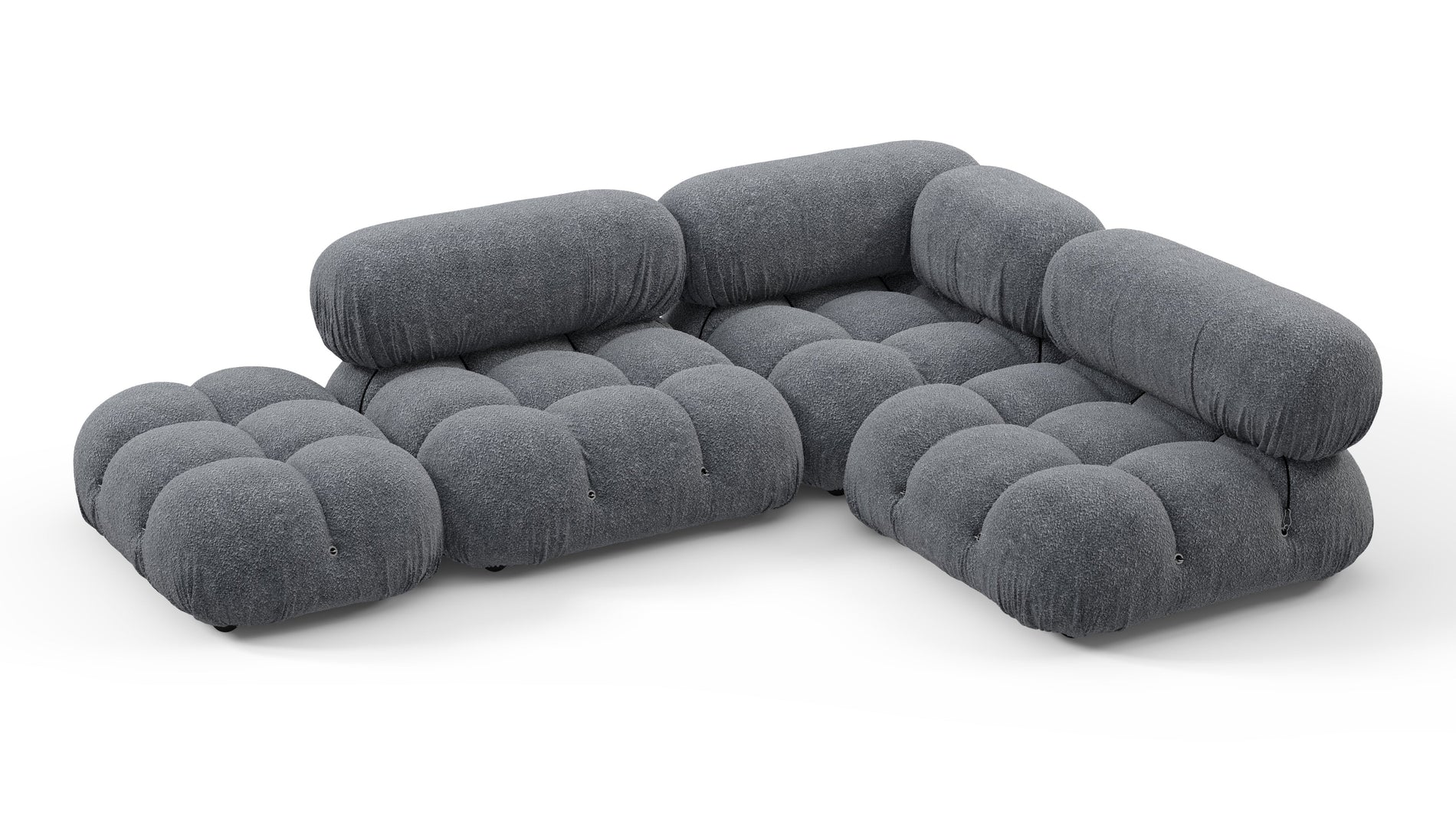 Bellini SectionalGrau Boucle
