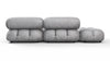 Bellini Sectional - Light Gray Velvet - Image 5
