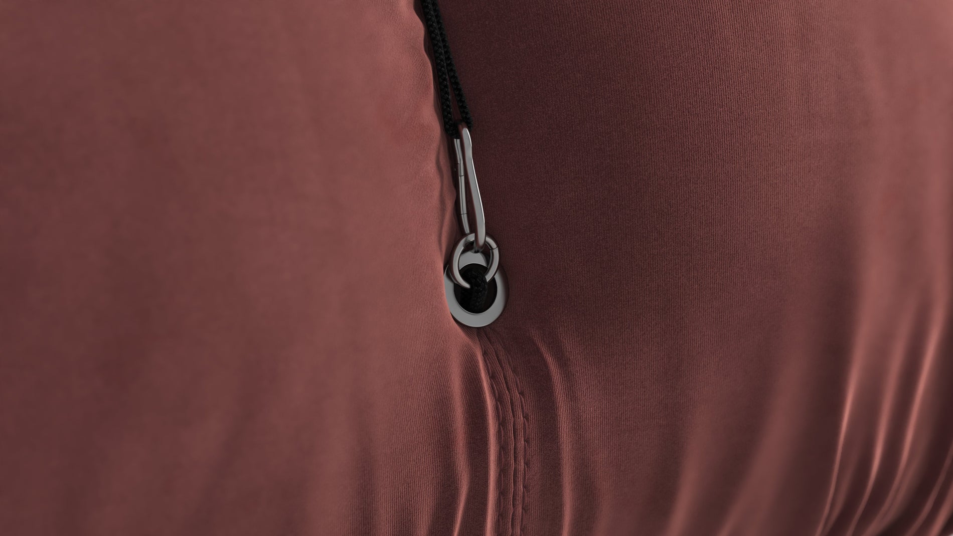 Bellini SectionalMaroon Velvet