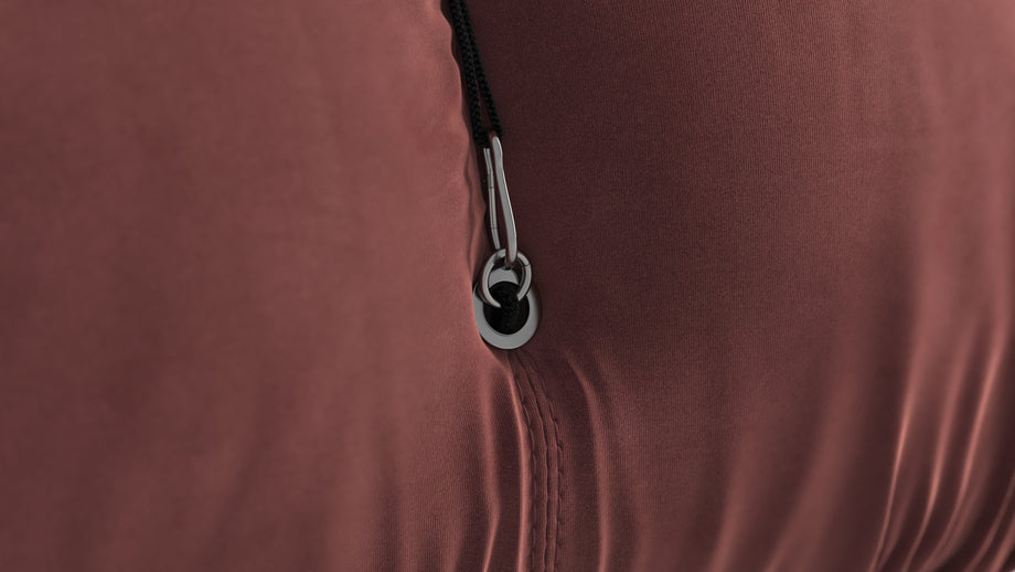 Bellini SectionalMaroon Velvet
