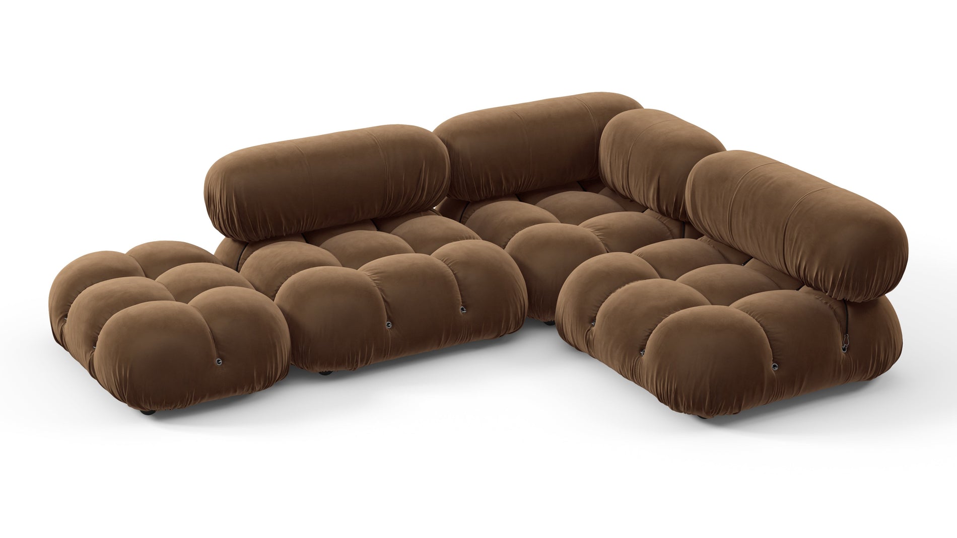Bellini SectionalMokka Velvet