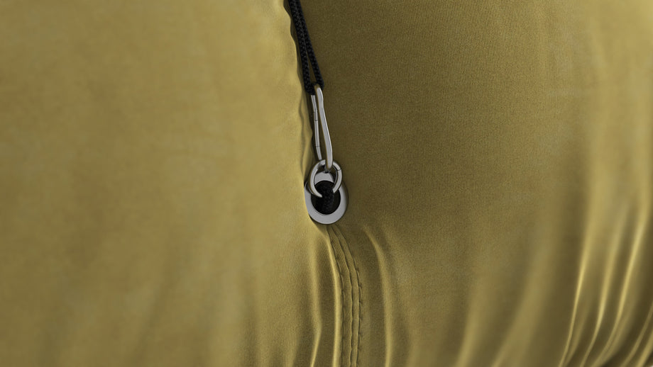 Bellini SectionalOlive Gold Velvet