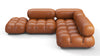 Bellini Sectional - Tan Premium Leather - Image 2