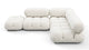 Bellini Sectional - White Boucle - Image 2