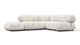 Bellini Sectional - White Boucle - Image 3