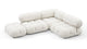 Bellini Sectional - White Boucle - Image 4