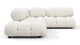 Bellini Sectional - White Boucle - Image 5
