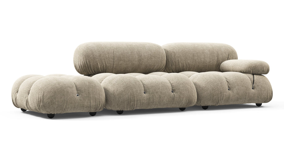 Bellini SofaBeige Gray Chenille
