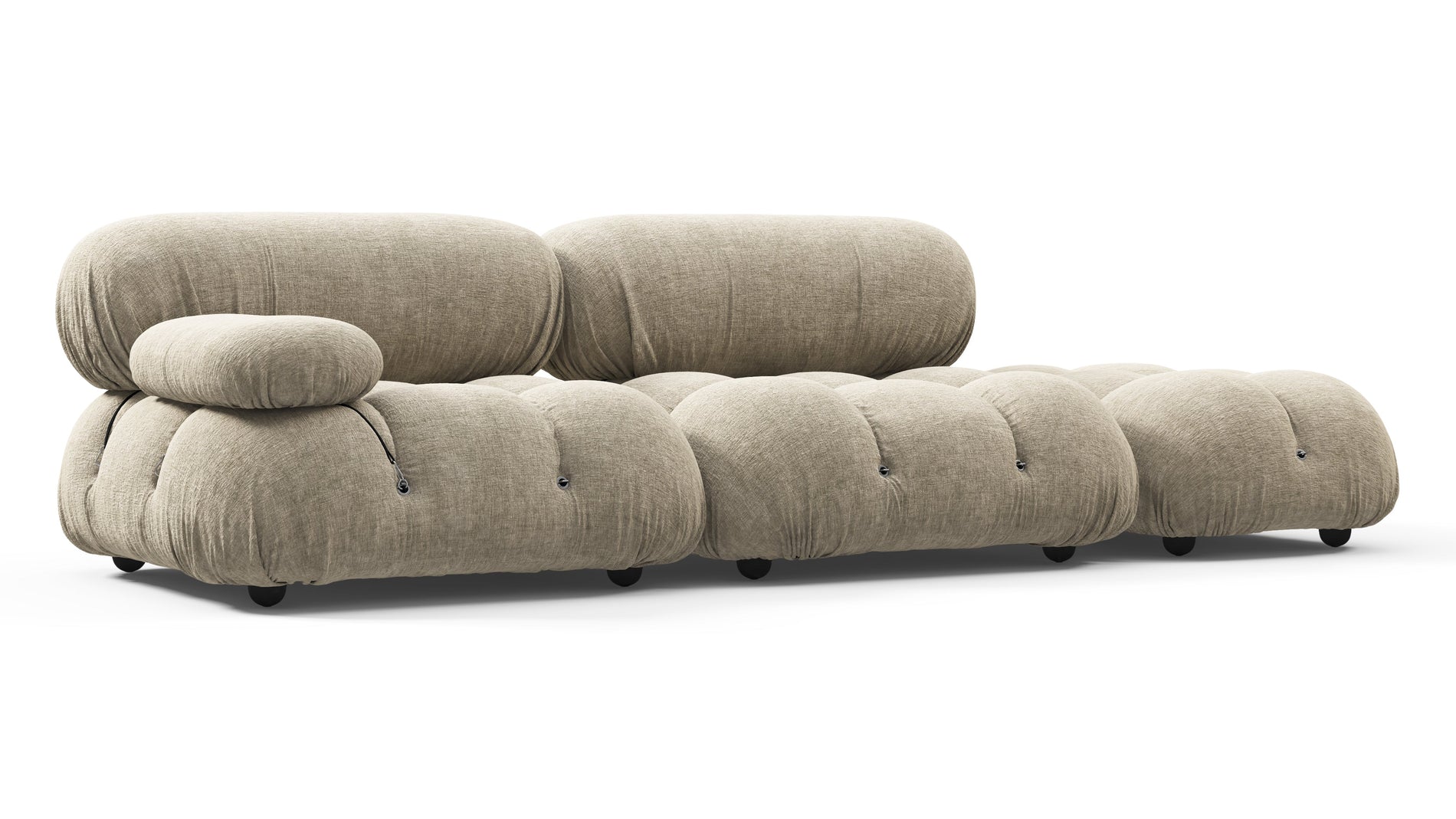 Bellini SofaBeige Grey Chenille