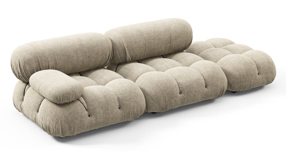 Divano BelliniBeige Gray Chenille