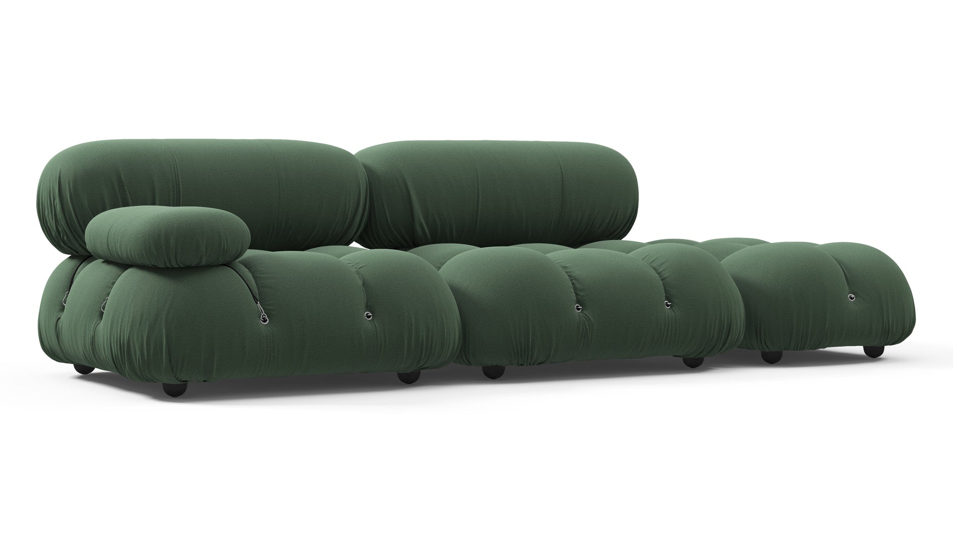 Bellini SofaEvergreen gebürstetes Gewebe