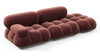 Bellini Sofa - Maroon Velvet - Image 3