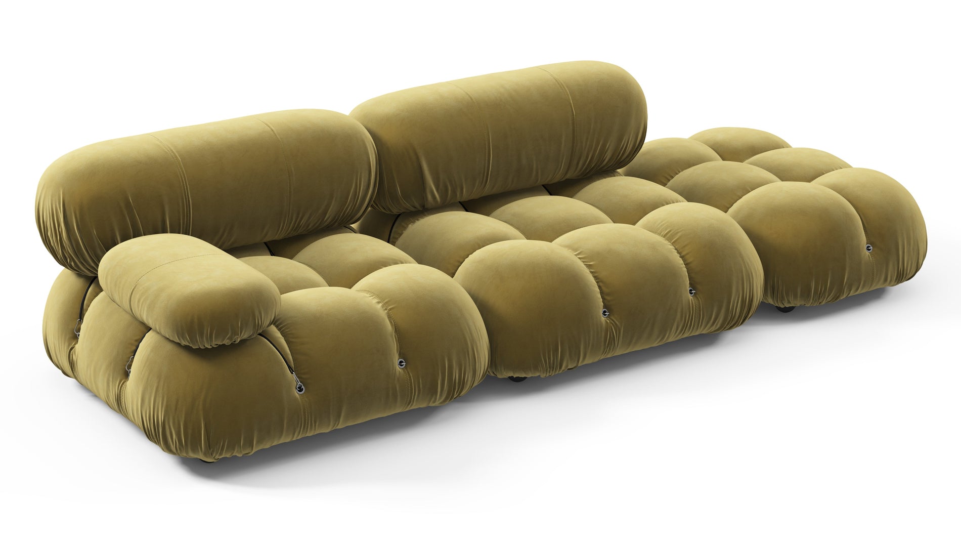 Bellini SofaOliven Gold Samt