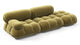 Bellini Sofa - Olive Gold Velvet - Image 3