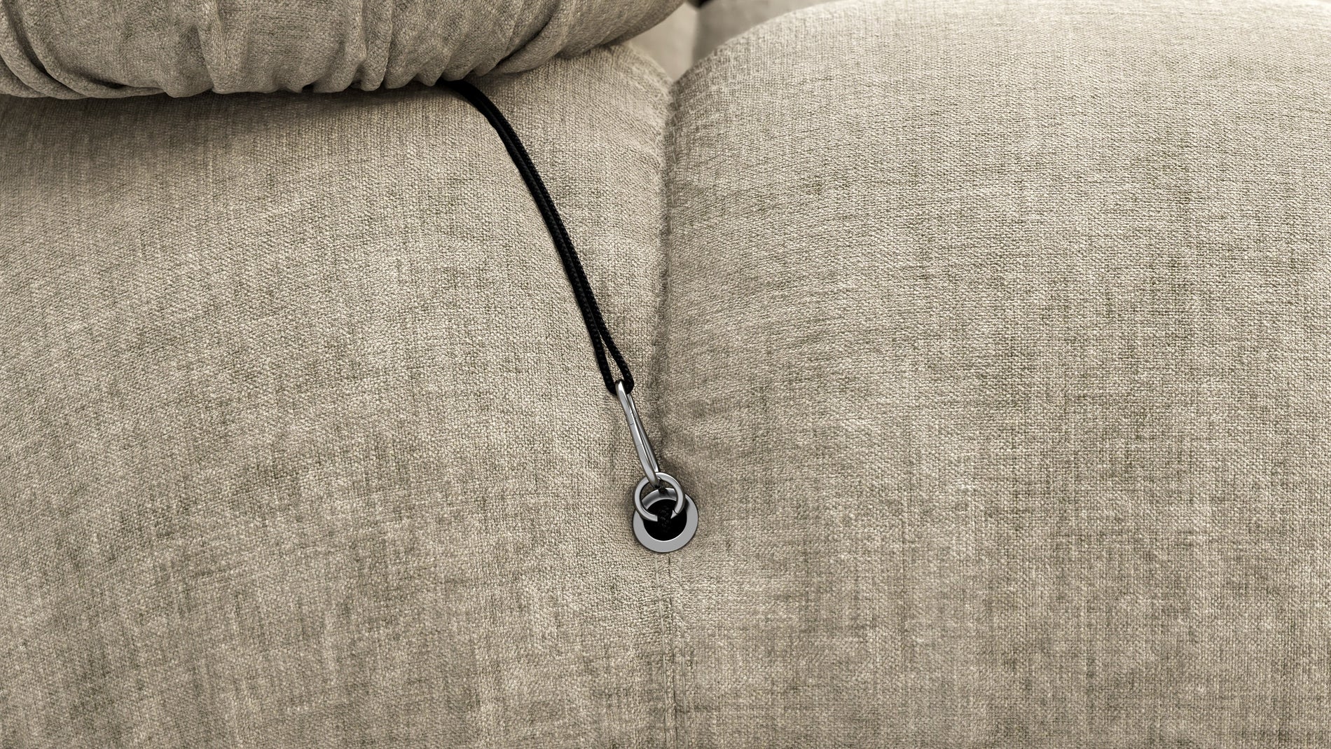 Bellini SofaBeige Grey Chenille