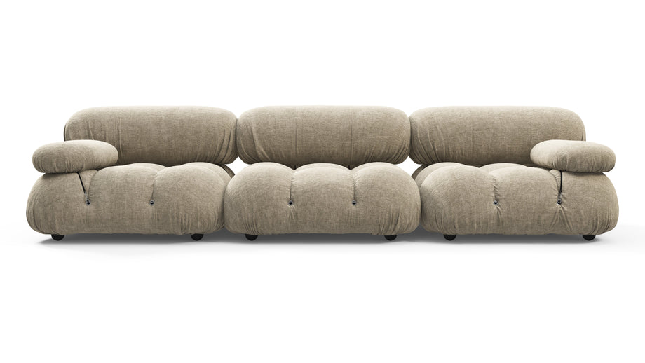 Bellini SofaBeige Gray Chenille