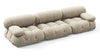Bellini Sofa - Beige Gray Chenille - Image 3