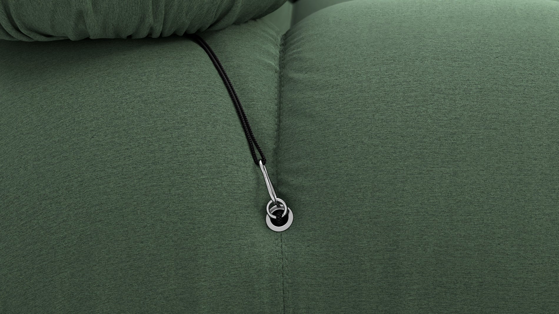 Bellini SofaEvergreen gebürstetes Gewebe
