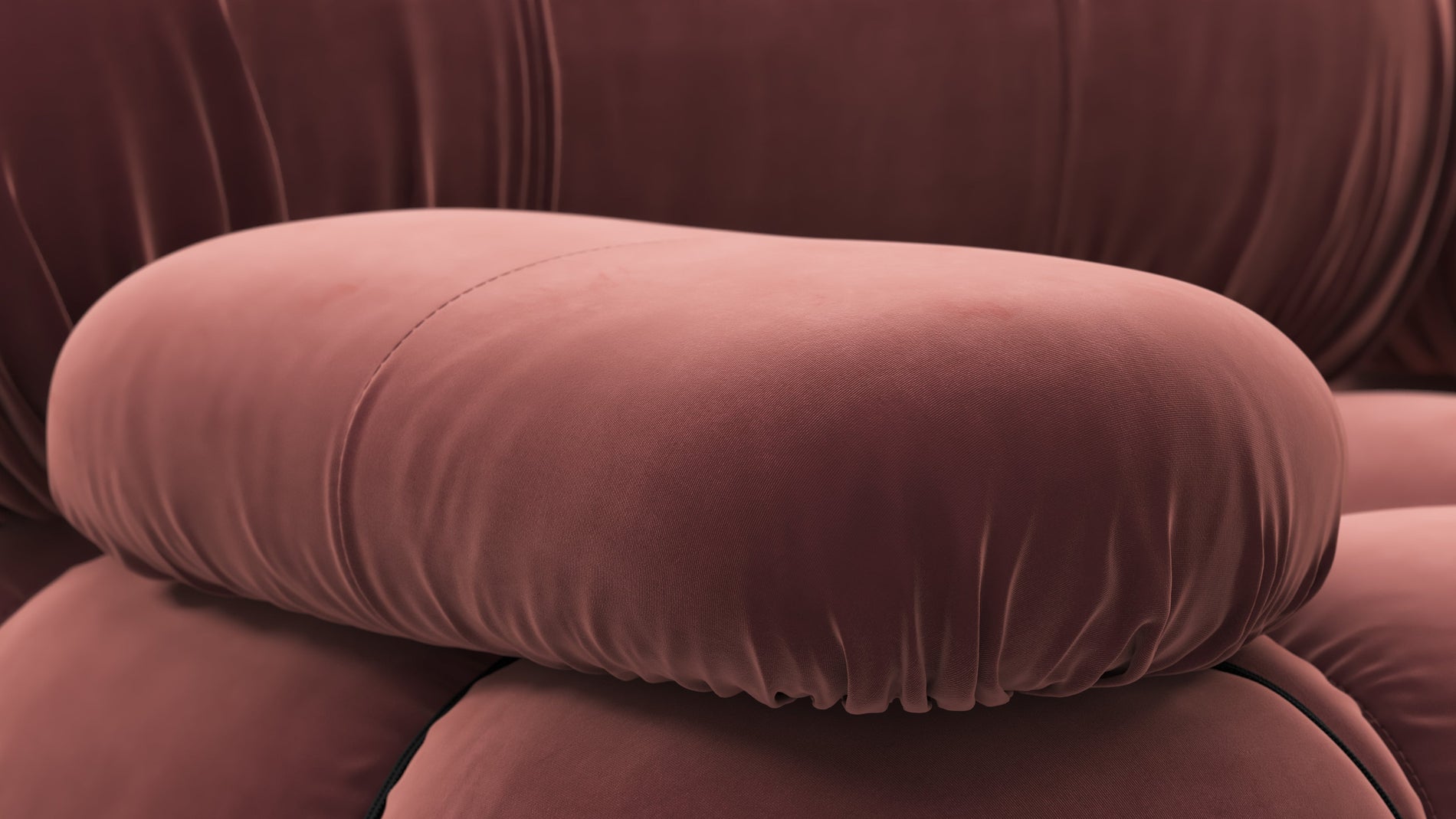 Bellini SofaMaroon Velvet