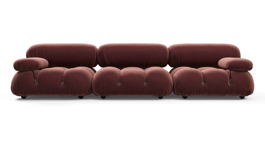 Bellini SofaMaroon Velvet