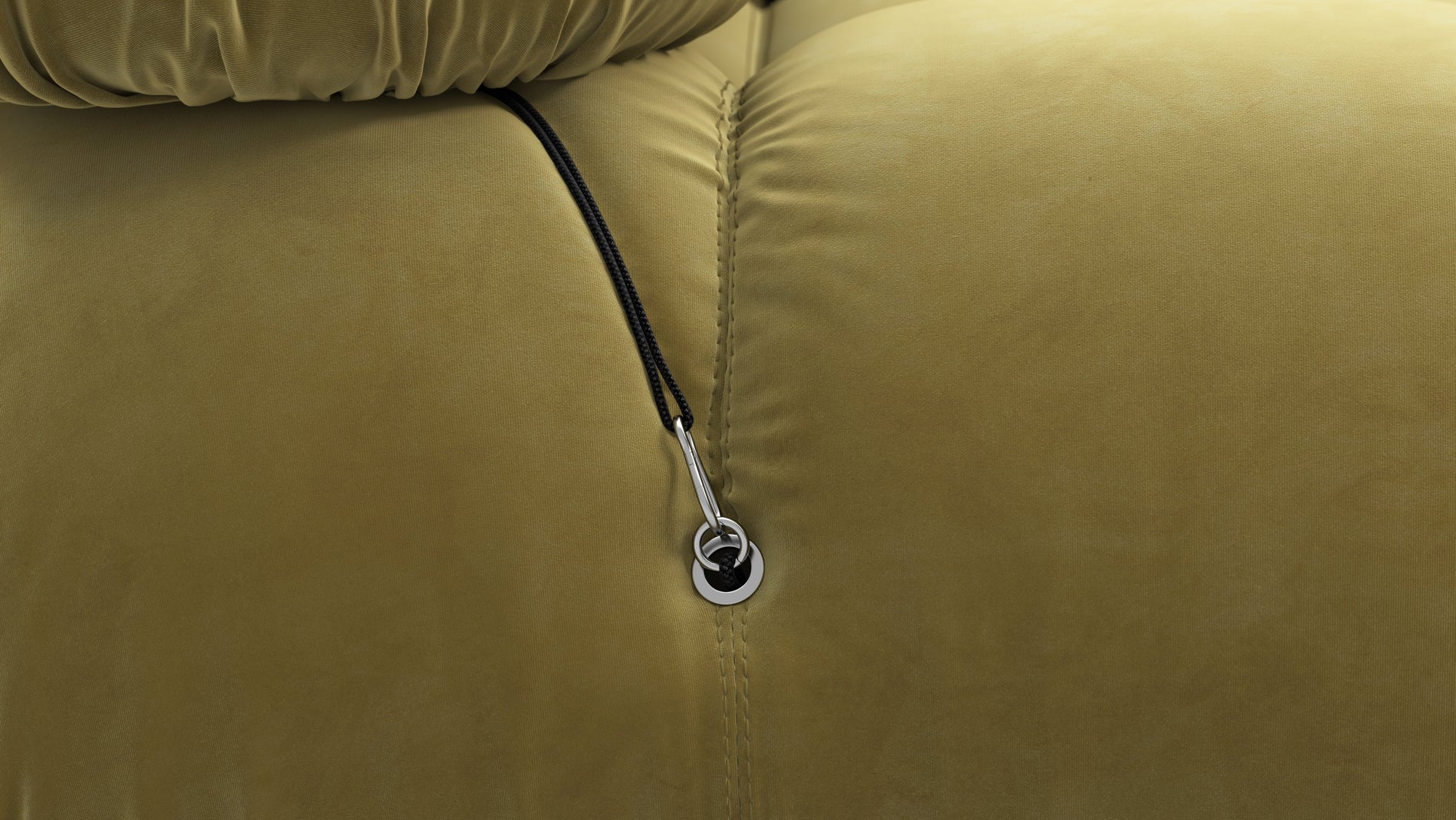 Bellini SofaOliven Gold Samt