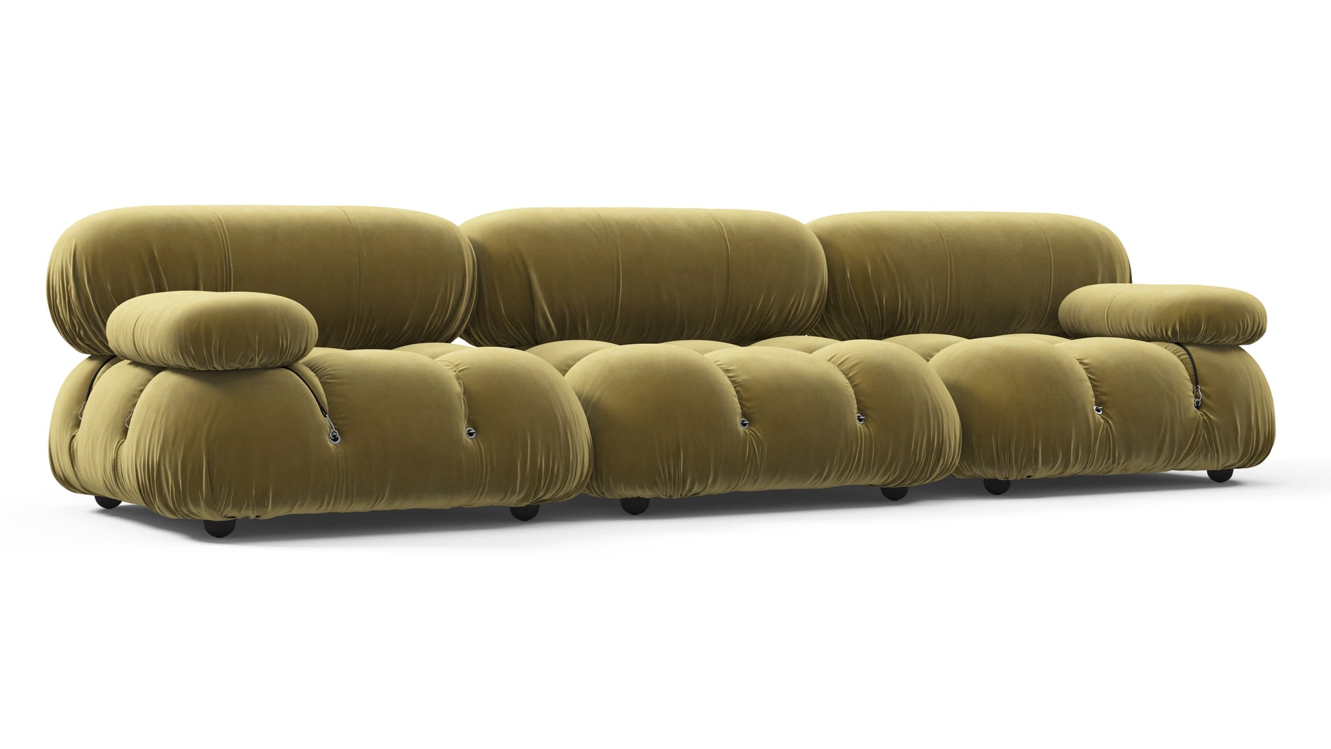 Bellini SofaOliven Gold Samt