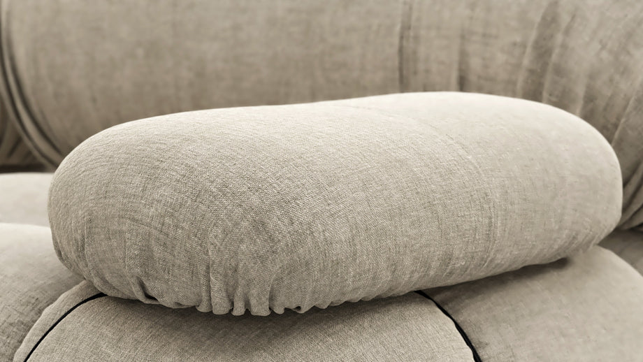 Bellini SoffaBeige Gray Chenille