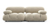 Bellini Sofa - Eggshell Vegan Suede - Image 1