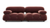 Bellini Sofa - Maroon Velvet - Image 1