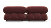 Bellini Sofa - Maroon Velvet - Image 5