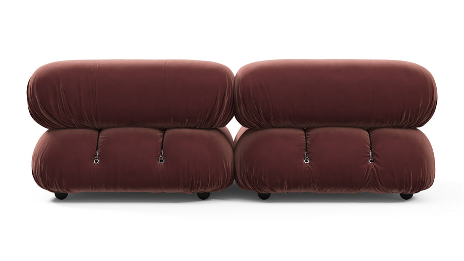 Bellini SoffaMaroon Velvet