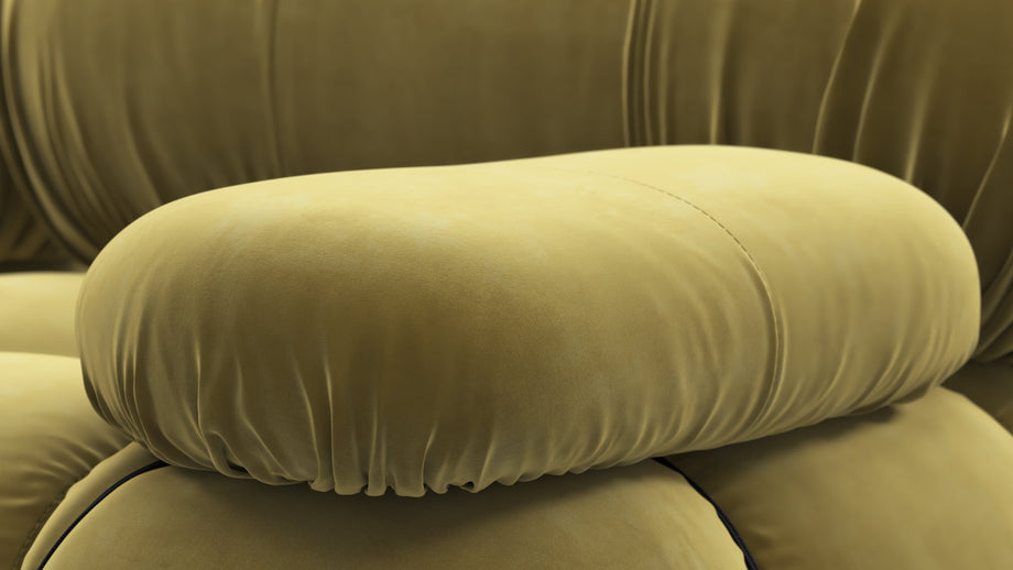 Bellini SoffaOlive Gold Velvet