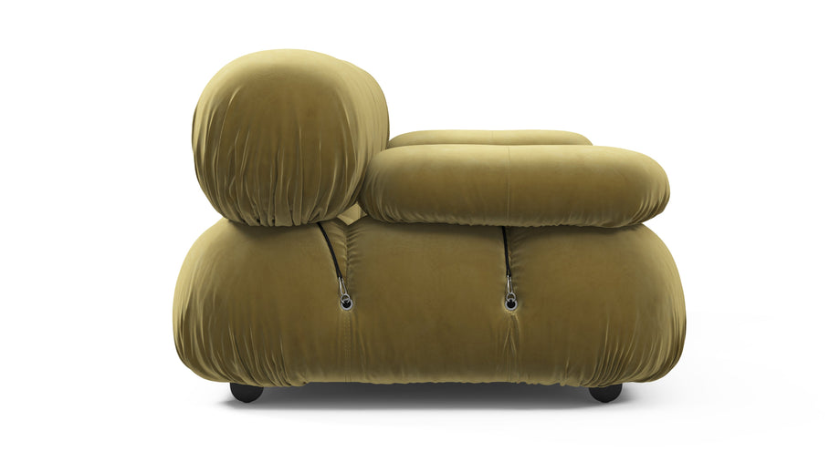 Bellini SoffaOlive Gold Velvet