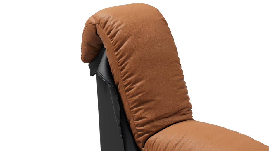 DS 600Vintage Tan and Black Vegan Leather