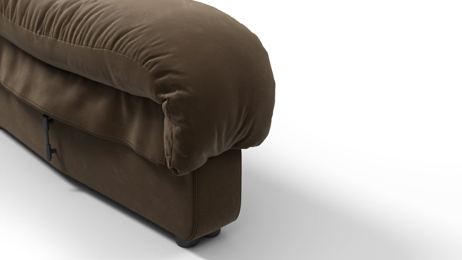 DS 600Distressed Brown Vegan Leather