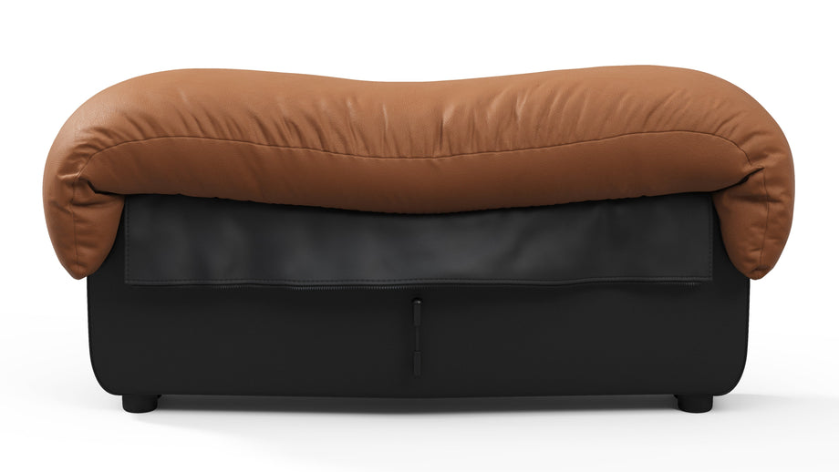 DS 600Vintage Tan and Black Vegan Leather