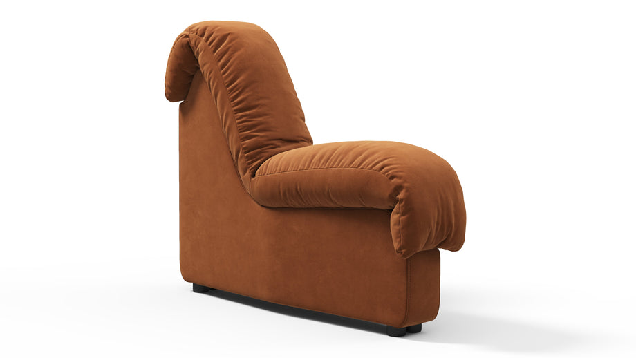 DS 600Burnt Orange Vegan Suede