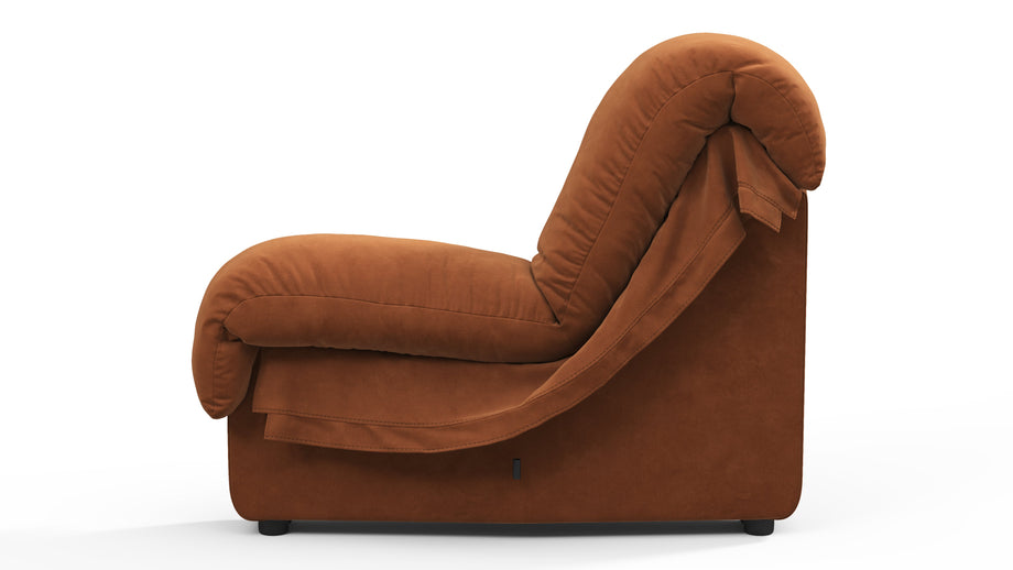 DS 600Burnt Orange Vegan Suede