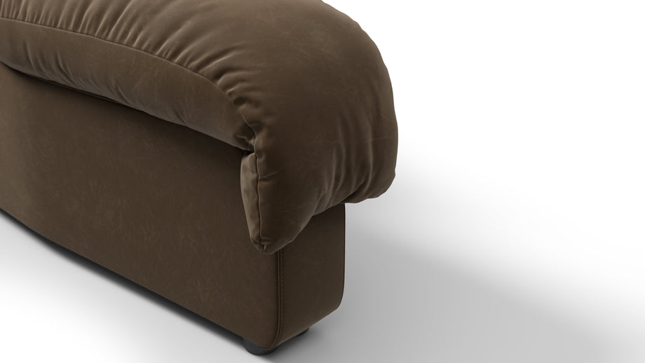 DS 600Distressed Brown Vegan Leather