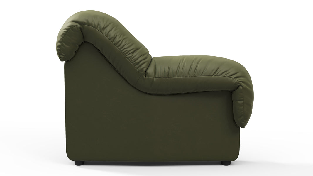 DS 600Deep Olive Vegan Leather