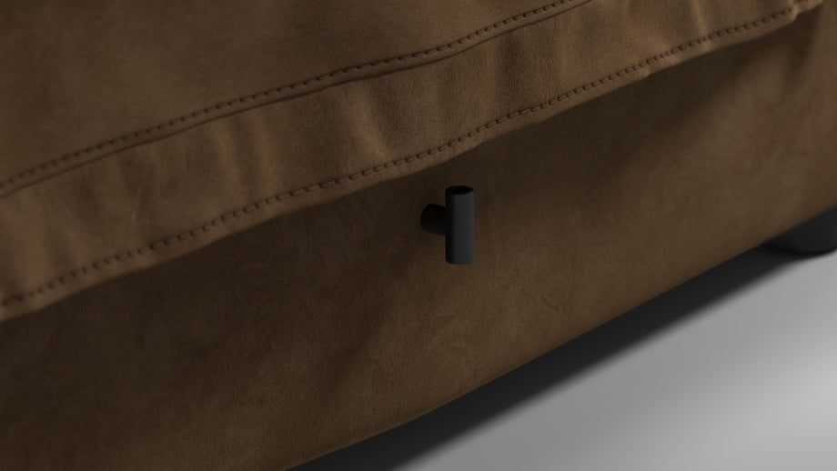 DS 600Brown Vegan Suede