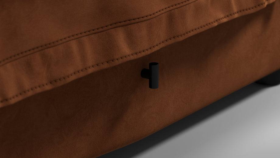 DS 600Burnt Orange Vegan Suede