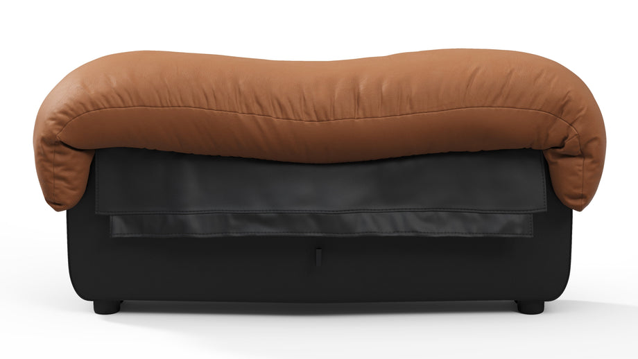 DS 600Vintage Tan and Black Vegan Leather