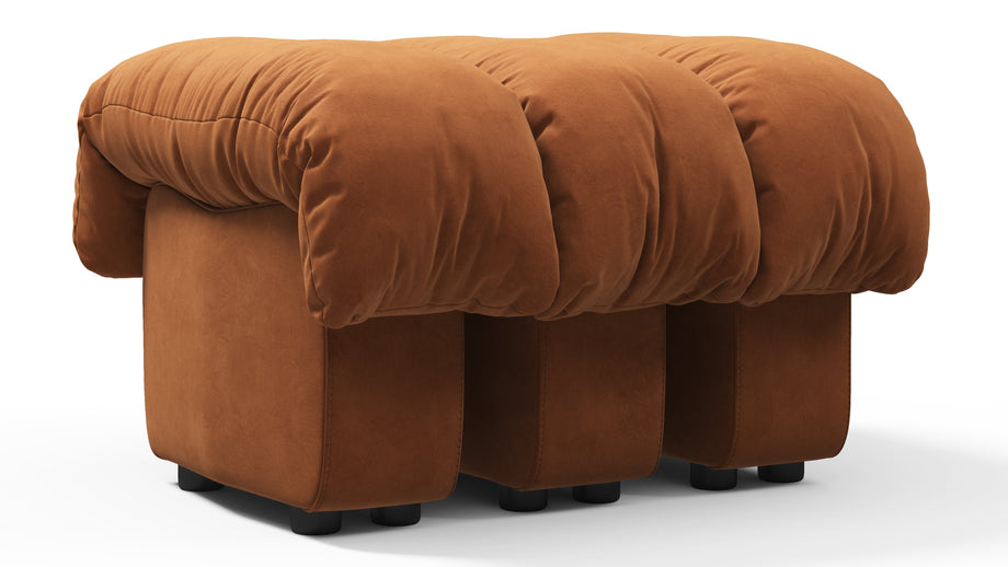 DS 600Burnt Orange Vegan Suede