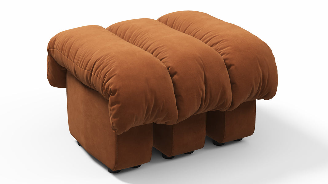 DS 600Burnt Orange Vegan Suede